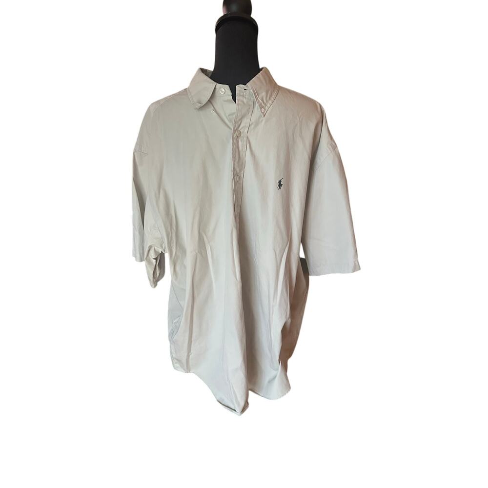 Ralph Lauren Cream Blake Short Sleeve Polo